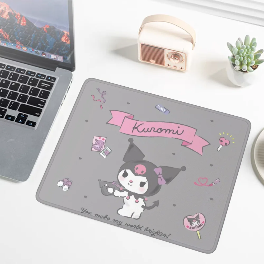 Kuromi-Tapis de souris magique en caoutchouc Kawaii, tapis de jeu mignon, tapis de table, accessoires PC, Sanurgente, Deskvirus