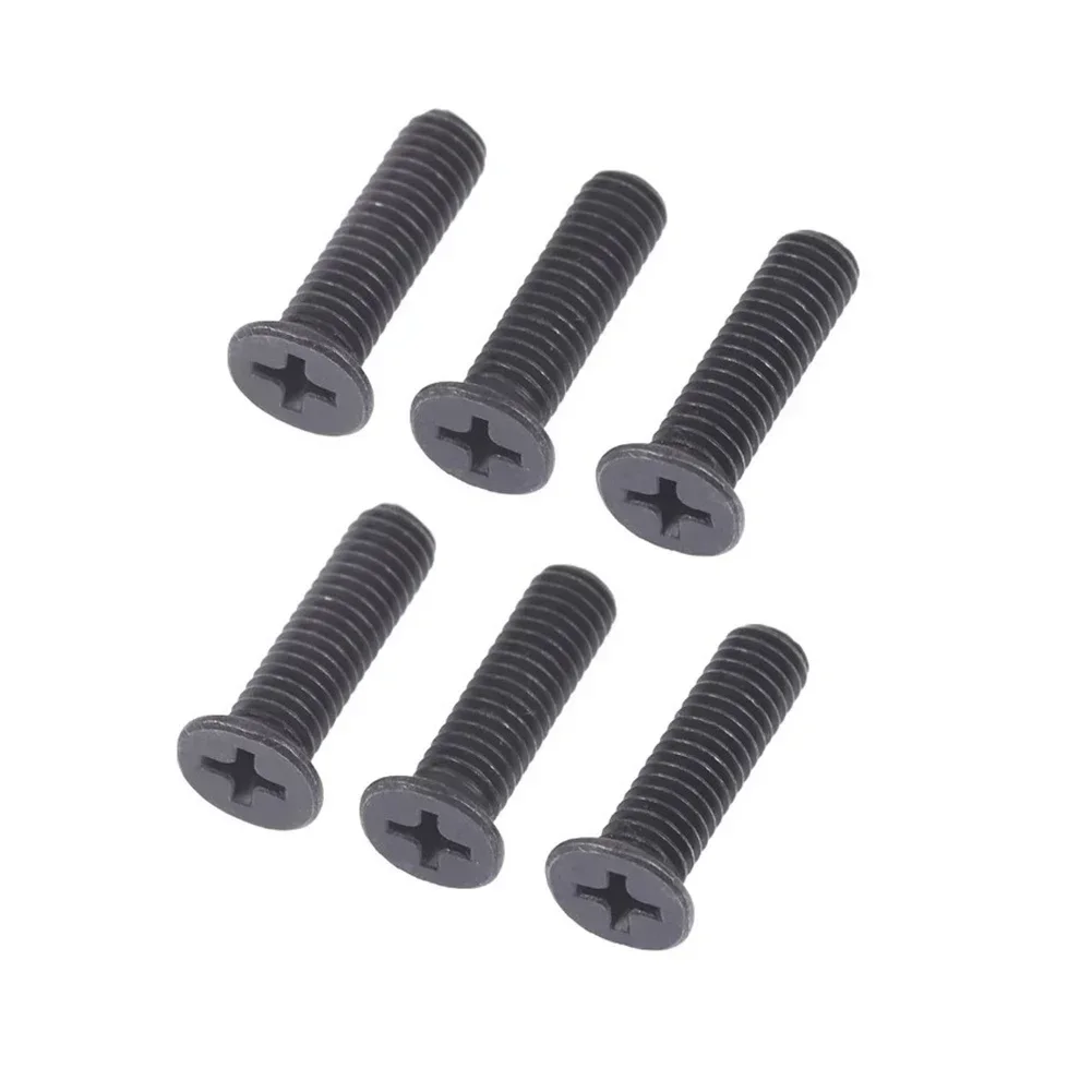 6Pcs Fixing Screw M5/M6 22mm Left Hand Thread For UNF Drill Chuck Shank Adapter For Electrical Drill Access Countersunk Screw TO