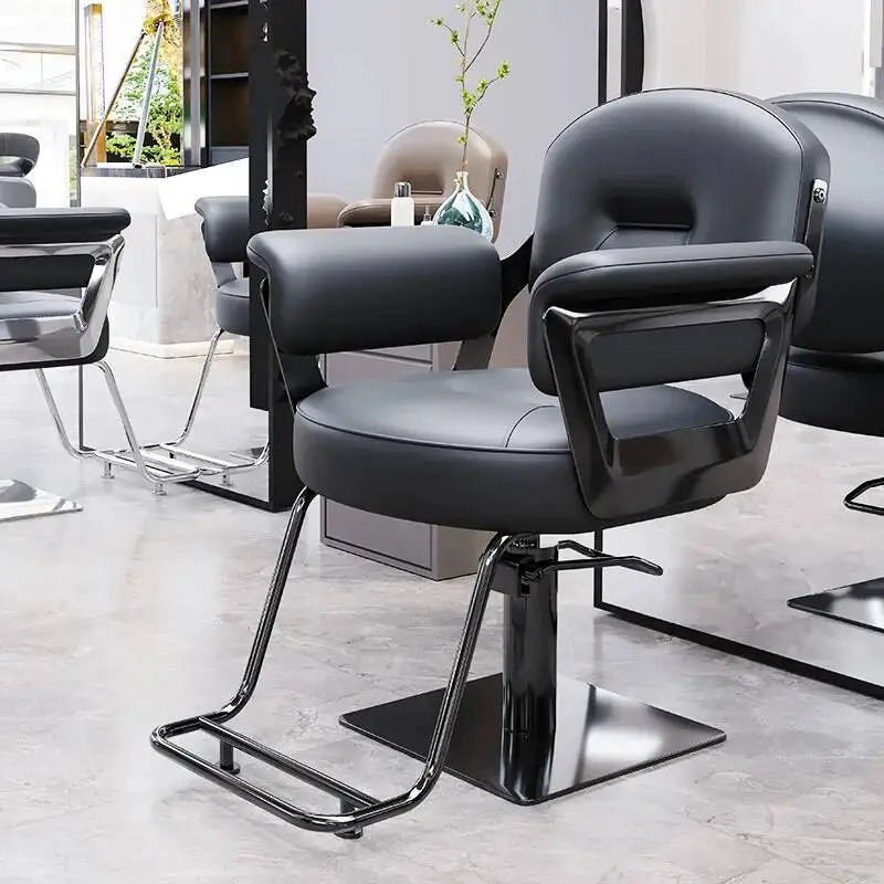 ماكياج تصفيف الشعر كرسي المهنية صالون تجميل غرفة المعيشة ماكياج التجميل كرسي دوار عالية أثاث تصفيف الشعر الفاخرة #3