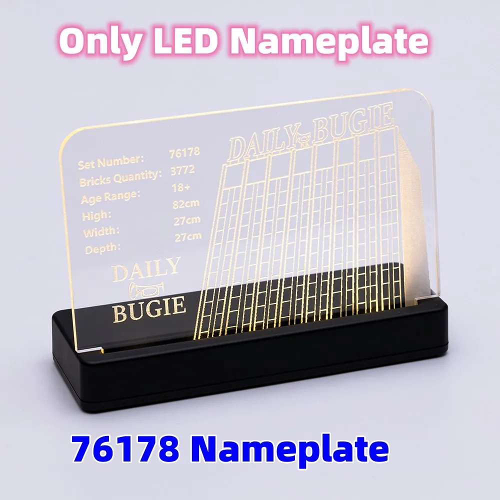 EASYLITE LED Light Set For 76178 Daily Bugle Blocks Bricks DIY Toy Only Lighting Kit NOT Include Model