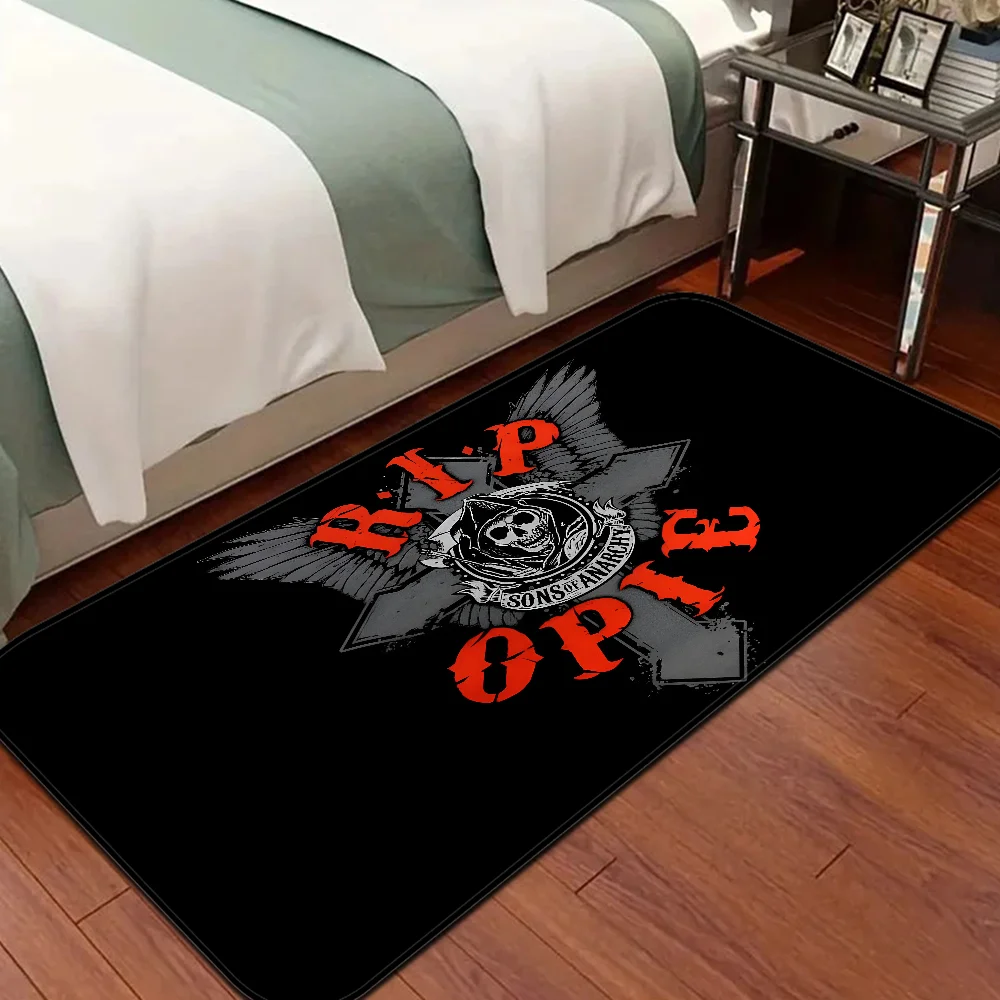 Son Of Anarchy American Crime Tv Door Mat Kids Room Bedroom Decoration Balcony Anti-Slip Doormat Living Room Doormat Area Rug