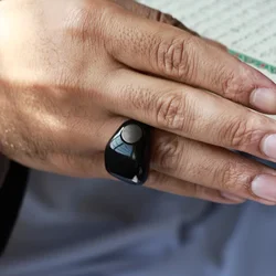 Muslim smart electronic zikr ring tasbeeh digital counter iqibla smart ring the need for hajj for phone APP tally counter