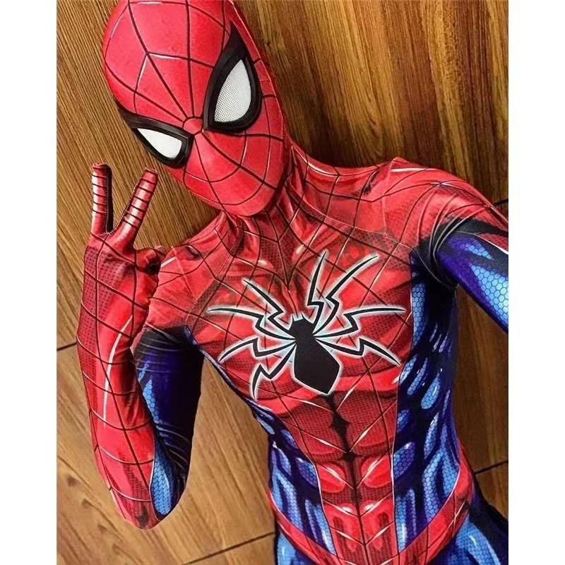 The Amazing Spiderman Costume Superhero Zentai Suit Jumpsuit Men Women Bodysuit Halloween Party Costumes for Kids Adult Cosplay