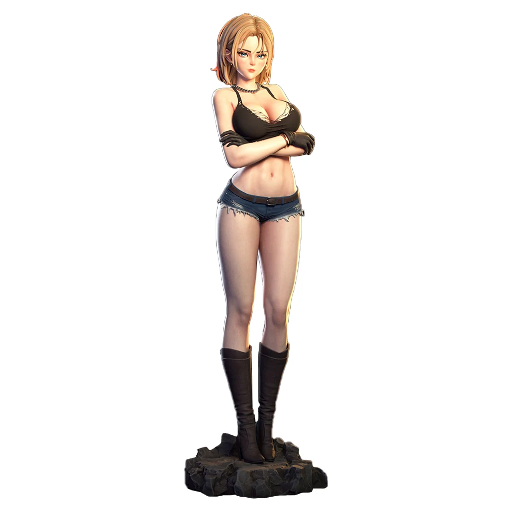 1:24 Sci-Fi Mecha Girl 18 เรซิ่นรุ่น |   ชุด DIY ที่ไม่ทาสี |   A908 ปรับแต่งได้ |   รูปหุ่นยนต์สําหรับคอลเลกชัน