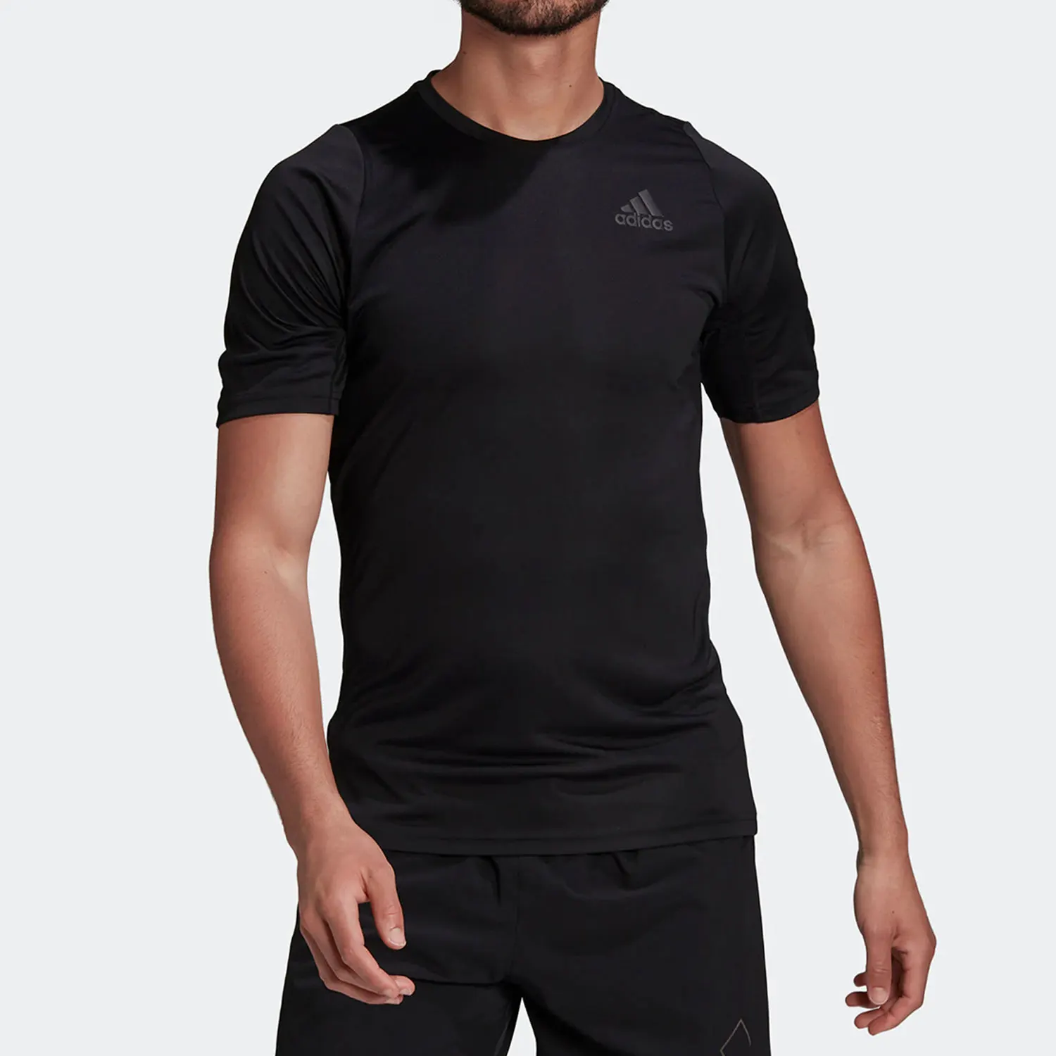 

Adidas Official Genuine New Men's Casual Sports Comfortable Training Short Sleeve T-Shirt HC0409