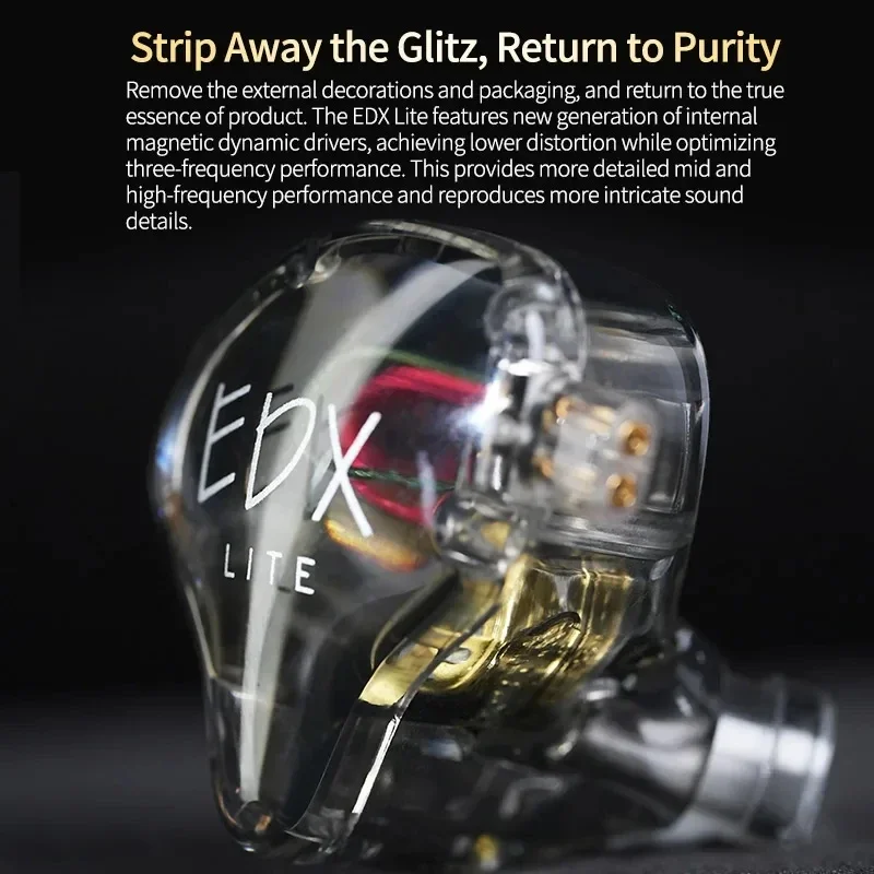 الجملة 14 أجزاء/وحدة KZ EDX Lite سدادات الأذن السلكية HIFI سماعة ستيريو باس سماعات الموسيقى في الأذن سماعة الألعاب الرياضية