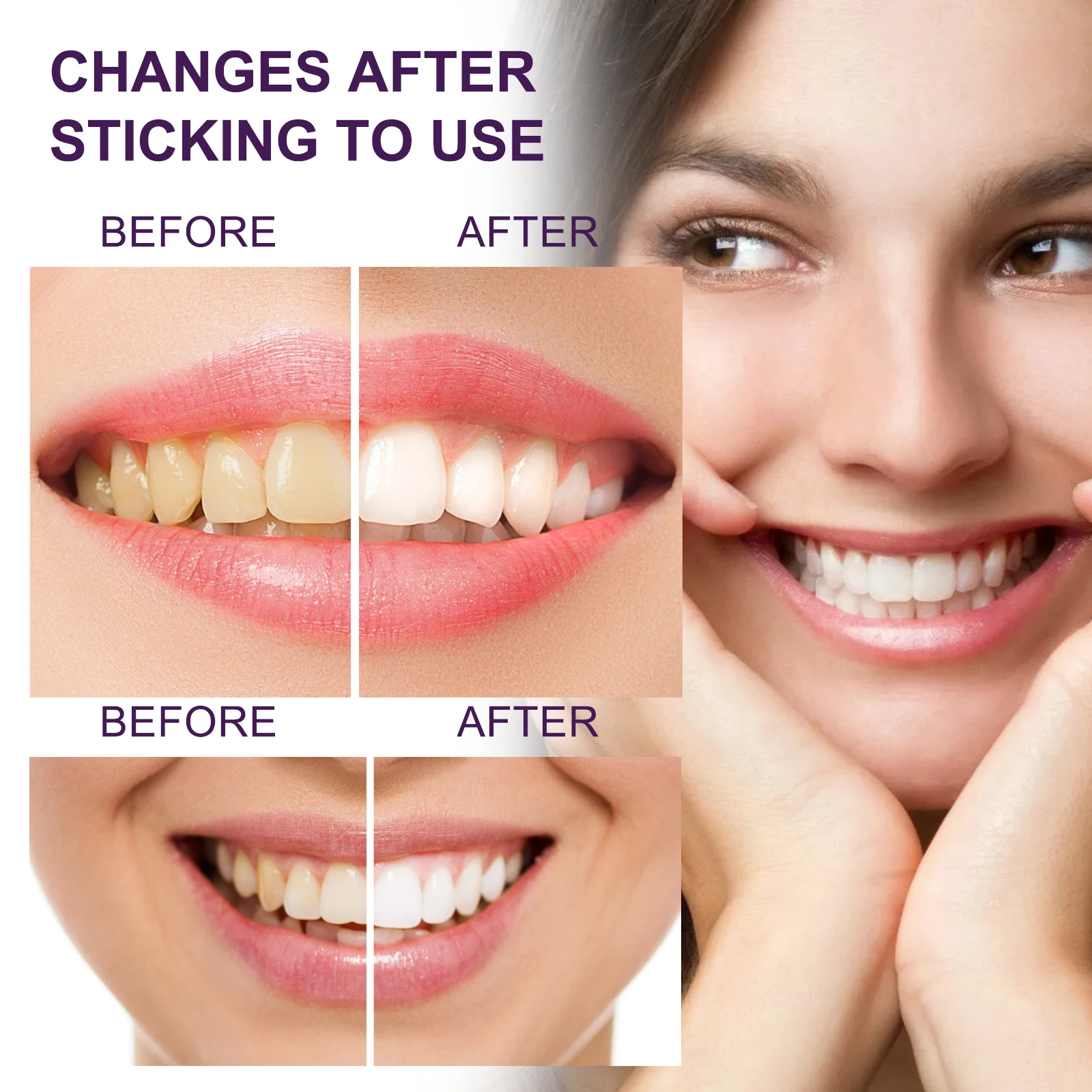 V34 Fioletowa Pasta do Zębów W – Teeth Whitening Yellow Teeth recenzja i cena
