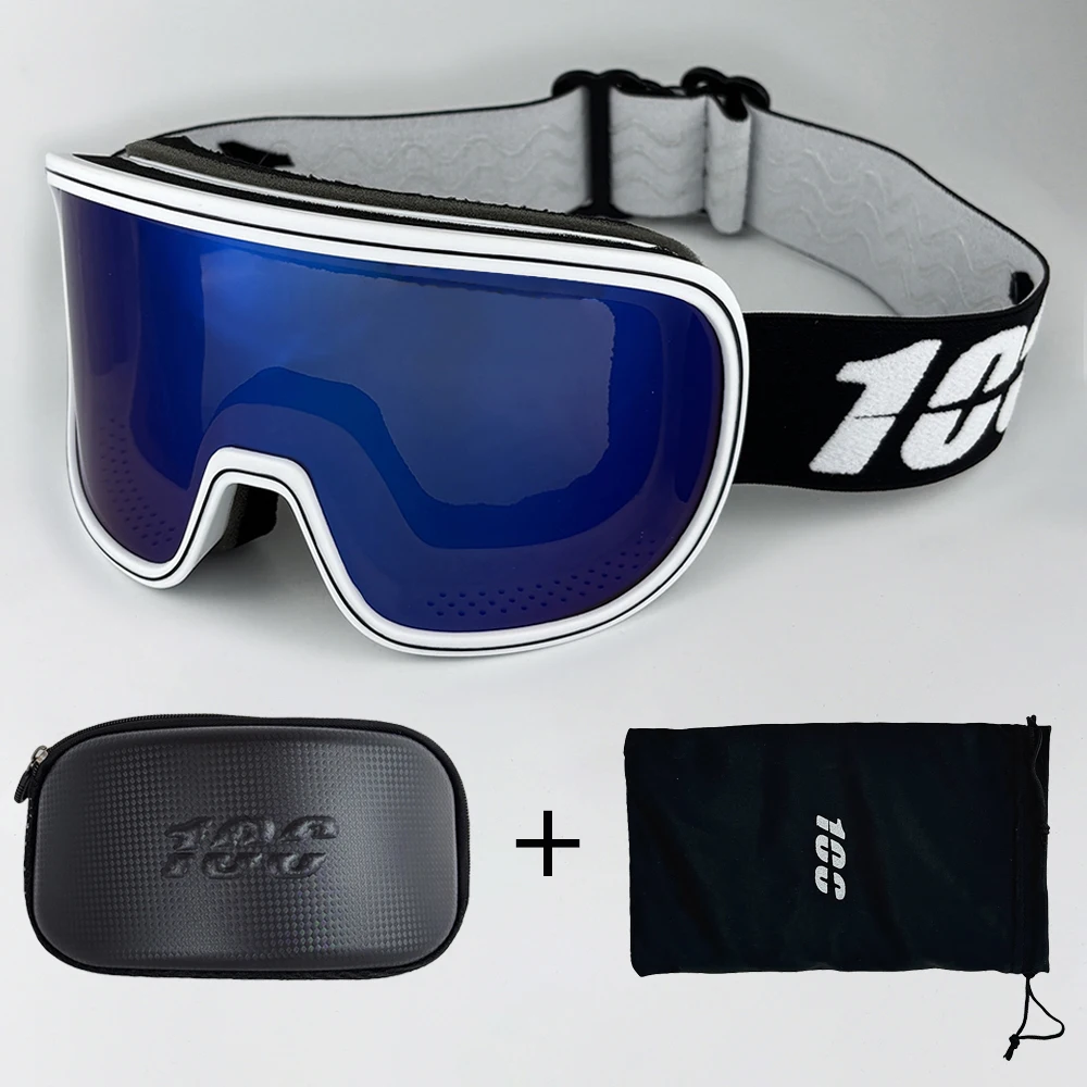 100 نظارات التزلج الرجال على الجليد نظارات النساء الشتاء في الهواء الطلق الثلوج النظارات الشمسية UV400 طبقات مزدوجة عدسة مكافحة الضباب التزلج نظارات #6