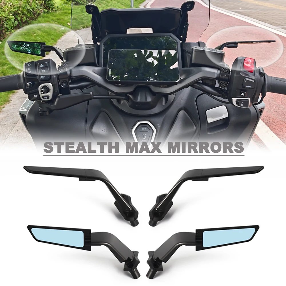 

For Yamaha TMAX 560 2025 TMAX500 T-MAX530 Motorcycle Accessories Sports Winglets Mirrors Adjustable Wing Rearview Mirrors