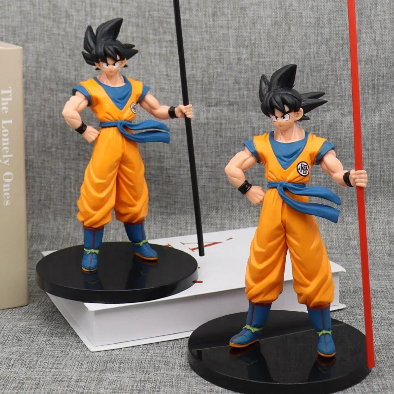 20th Dragon Ball Anime Figure statue Anniversary Goku Somersault Cloud Childhood Memories Hand-run Model Doll Children Toys 20cm