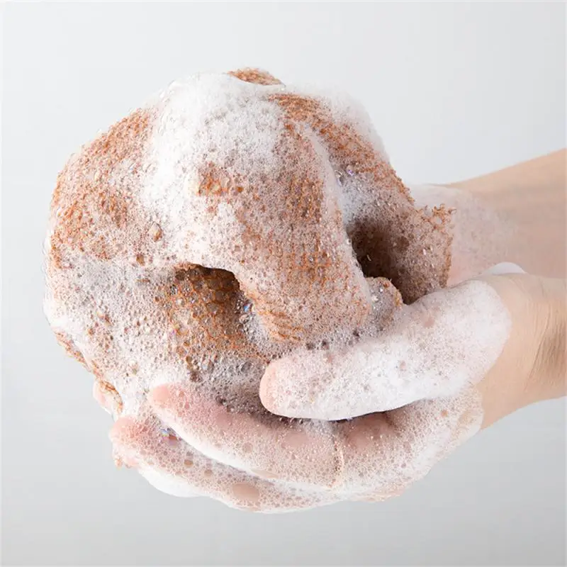 African Net Long Bath Net Sponge Exfoliating Shower Body Scrubber Back Scrubber Skin Smoother for Daily Use or Stocking Stuffer