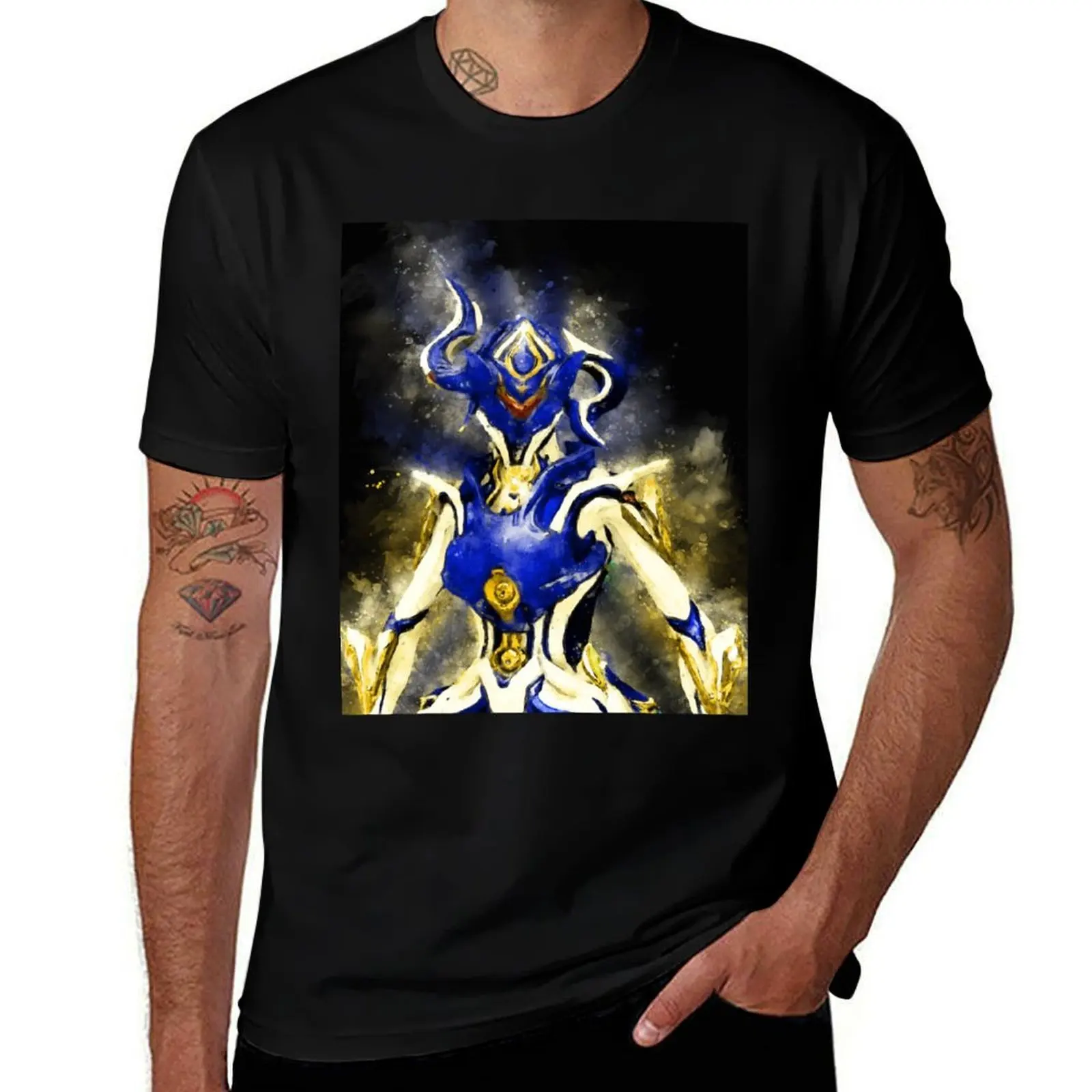 

Equinox Prime - Warframe T-Shirt t shirt man plain t shirt for man black cotton t-shirt plain for man package T-Shirt