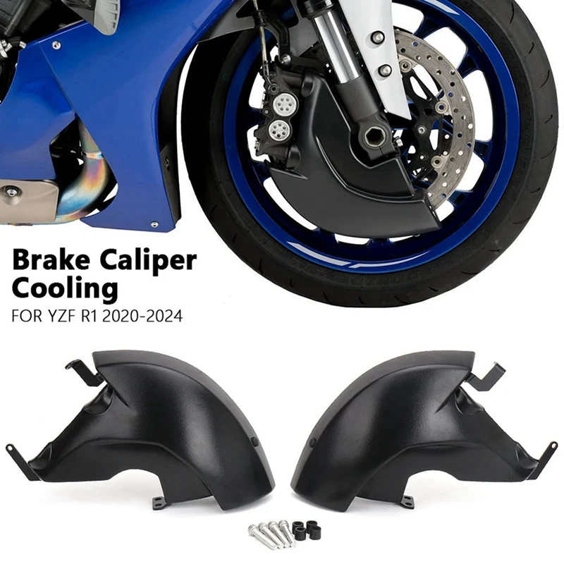 Motorcycle Accessories Brake Caliper Air Cooling Guard For Yamaha YZF R1 YZF-R1 2020 2021 2022 2023 2024