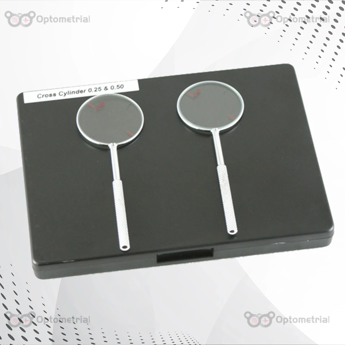 Premium Plastic Box Packing Jackson Cross Cylinder Set | Optometric Refined Measure | 2 pcs in 0.25 and 0.50 | CCYLPL