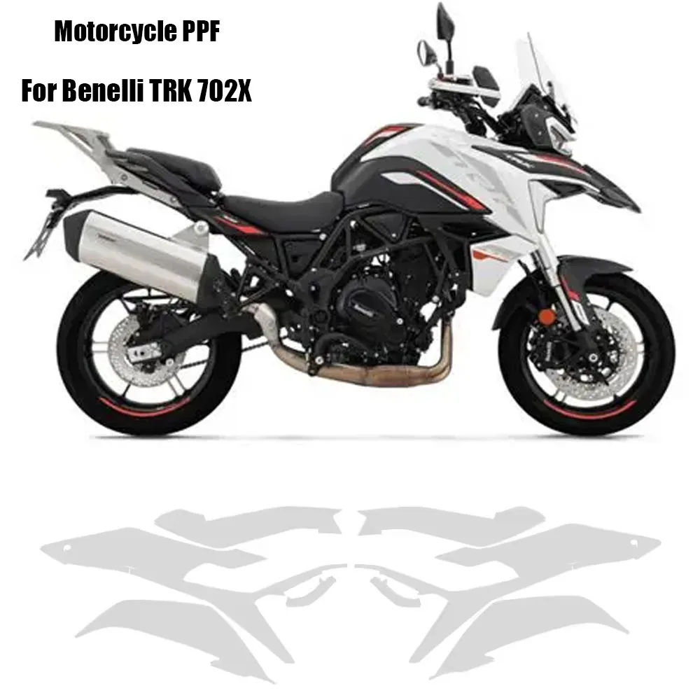 

For Benelli TRK 702X Protective Film Anti-UV Paint Protection Film 2025 PPF Motorcycle TPU Transparent Anti-skid Self-repairing