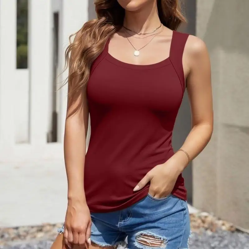 Women Shapewear Camisoles with Builts in Bra Tummy Control Compression Tops