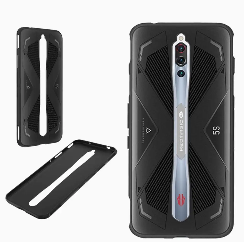 Original Anti-fall 3D Back Cover Shell for Nubia Red Magic 5G Phone Accessories Full Protective Shockproof Case For red magic 5S