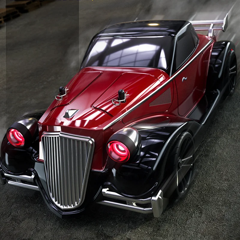 New Suchiyu 1/16 16302 Rc Car 2.4g 4wd High Speed 35km/H Brushed Motor Vintage Racing Car Toy With Led Lights For Kid And Adult