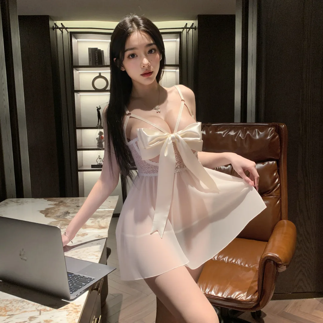 القوس تروس البرازيلي المرأة مثير الملابس الداخلية الجنس الملابس الداخلية باس النوم مجموعات المثيرة عارية الثدي فستان السيدات الساخن الجسم الدانتيل بيبي دول الاباحية