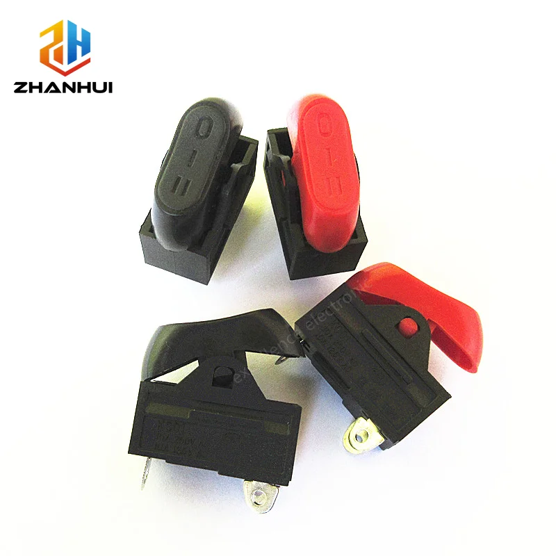 2PCS KCD15 RK2-33 3-Pin 3-Position Rocker Switch ON-OFF-ON Power Button for Hair Dryer & Blower