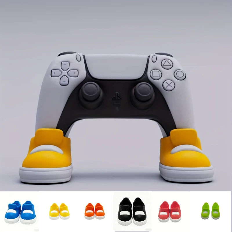 3D Printed Creative Universal Shoe Shaped Controller Stands Colorful Gamepad Holder for Gaming Table Decoration Gift