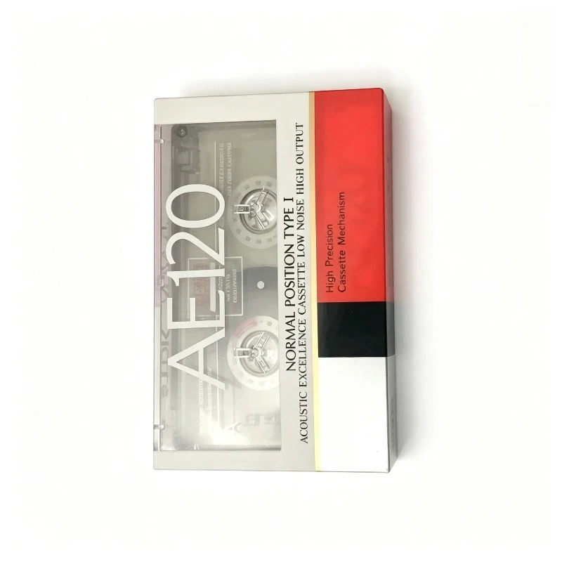 100% Original New For TDK AE 120min Type I Blank Cassette Tape For Voice Recording & Gift Use