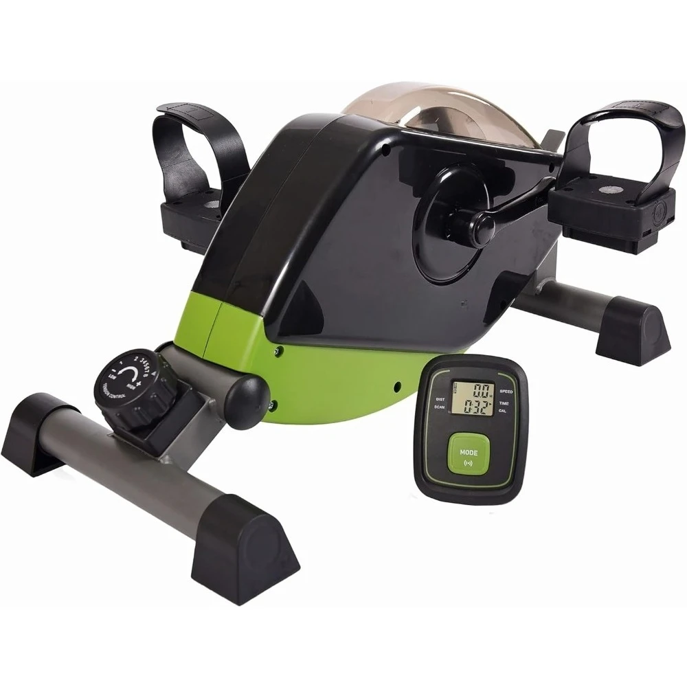 Under Desk Exercise Bike Mini Elliptical Pedal Exerciser with Smart Workout App+Fully upgraded