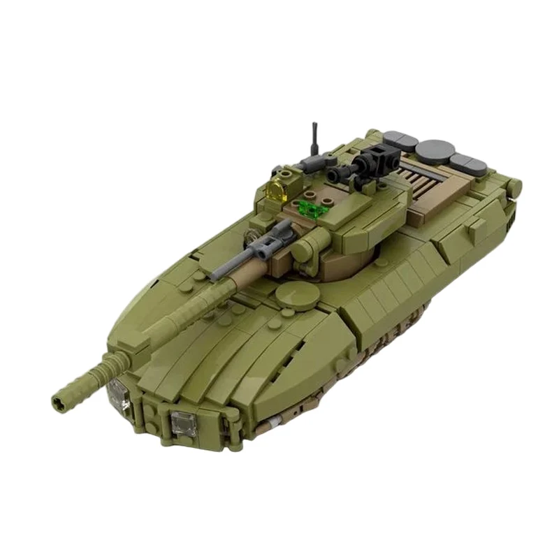 Sci-Fi Battle Tank Model MOC Building Bricks War Equipment Modular Technology Gifts Holiday Assemble Toys Suit Display