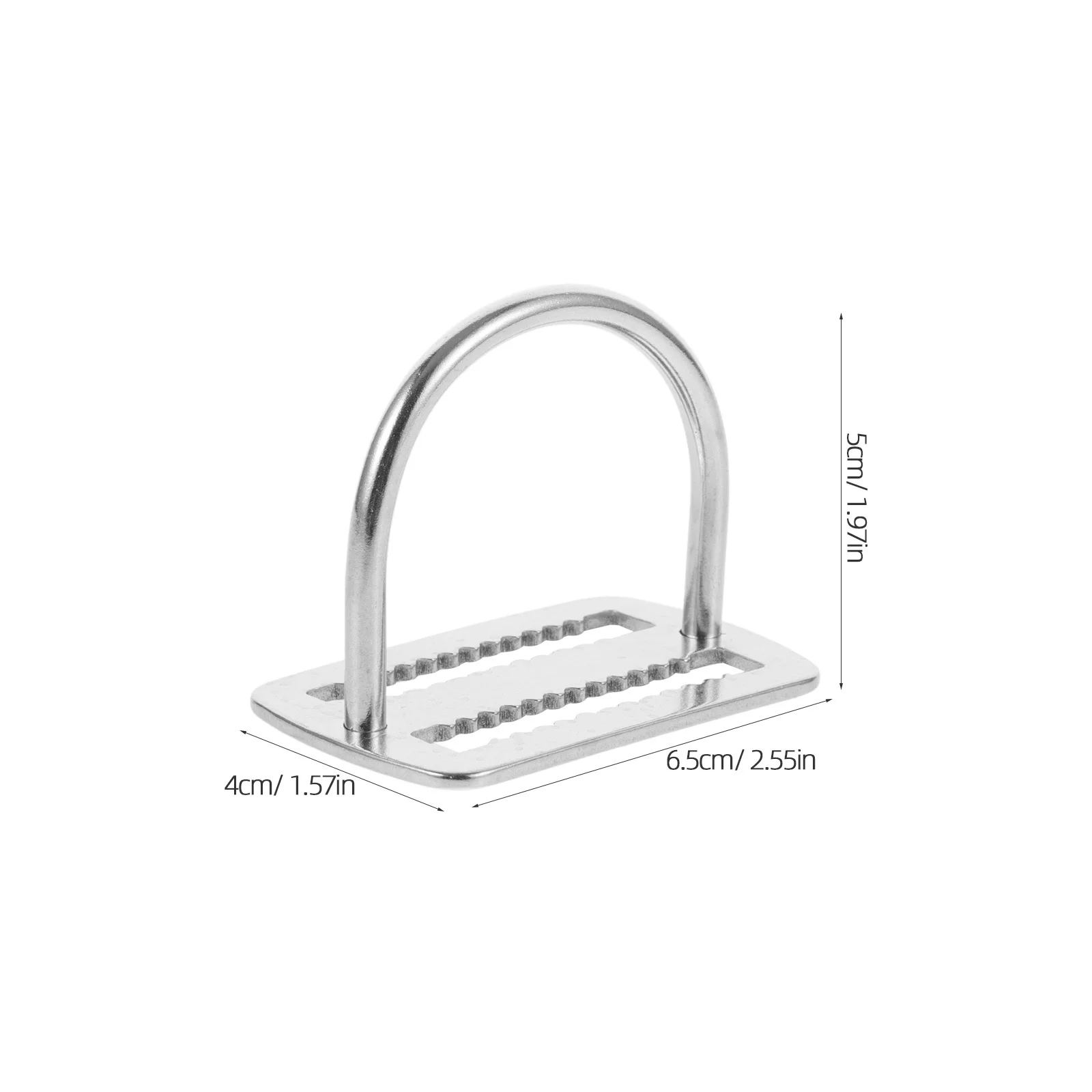 حزام الغوص مشبك D حلقة الفولاذ المقاوم للصدأ متعدد الاستخدامات الغوص الصيد الصيد الملحقات قدرة تحمل الوزن القوية الصدأ