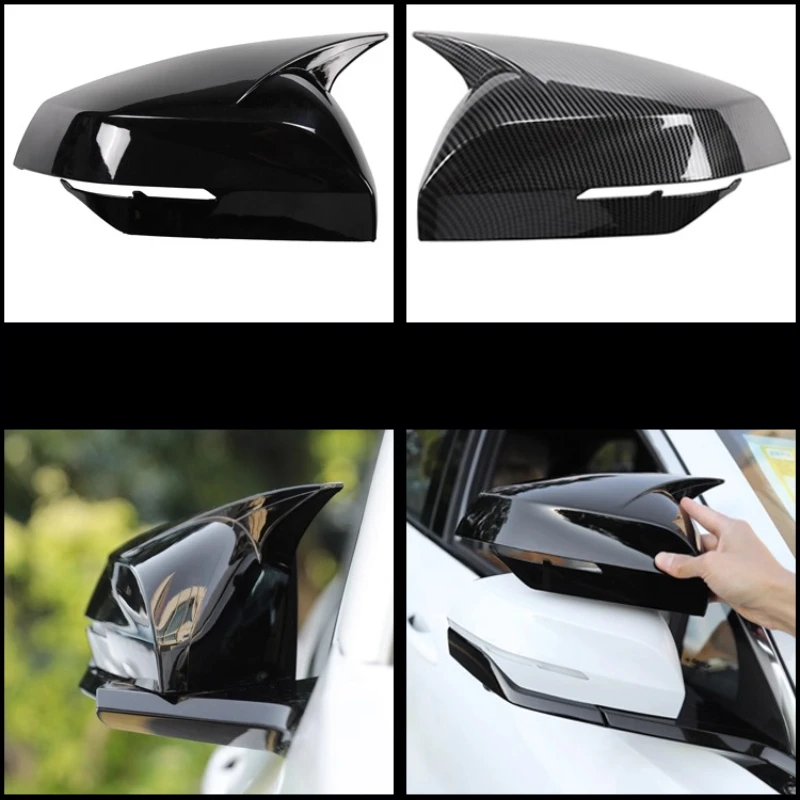 

Horn Rearview Mirror Cover For Geely Boyue L Atlas IV 2025 2024 2023 Rearview Mirror Decorative Case Anti-collision Accessories