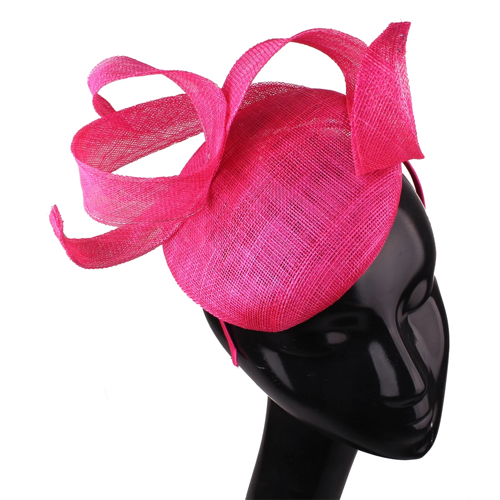 

High Quality Wedding Fascinators New Elegant Womrn Chic Headwear Ladies Hair Accessories With Bow Headpiece Nice Hats