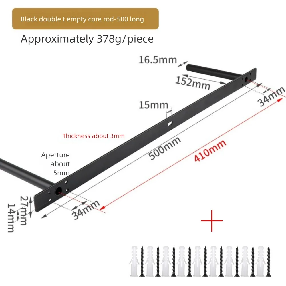 Heavy Support Double T Type Shelf Bracket Floating Invisible Invisible Support Brackets Iron Floating Wall Shelf