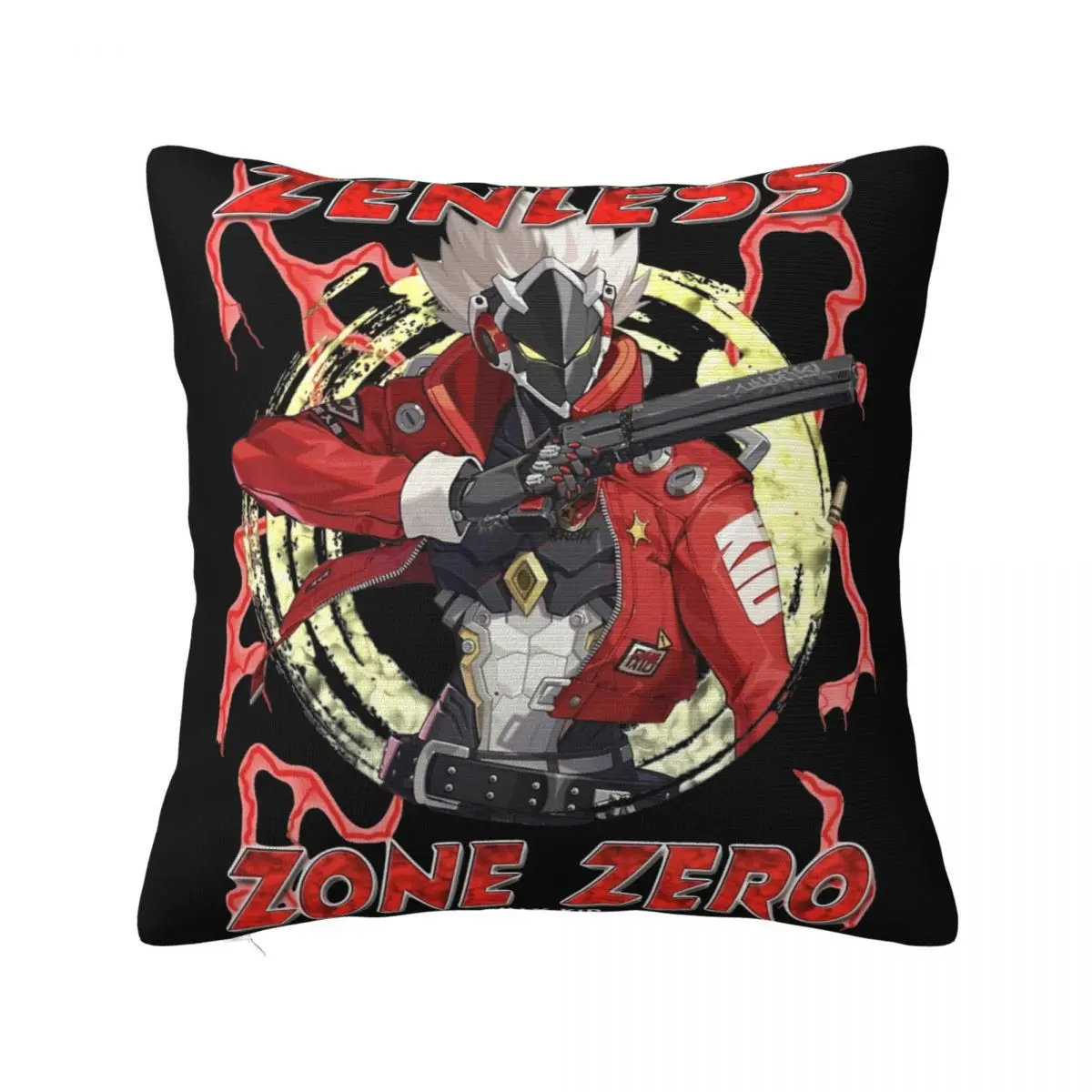 Zenless Zone Zero Billy Kid Printing Pillowcase Cushion Cover Throw Pillow Cover Y2K Home Decorations Zippered Multi Size