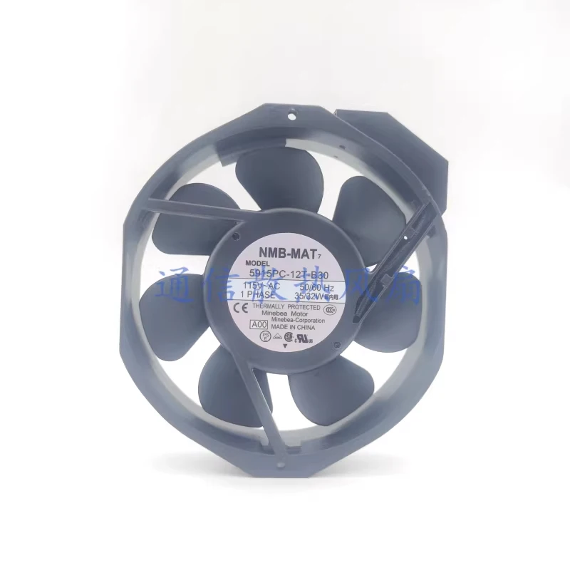 

HTS...1 piece NMB-MAT 5915PC-12T-B30 115VAC 35/32W 15038 cabinet cooling fan 15cm