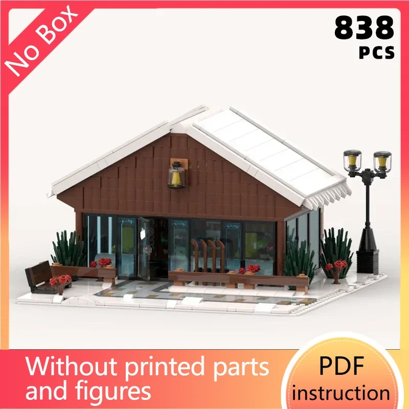 Weihnachten Thema Urlaub Saison Haus Ziegel Weihnachtsmann Weihnachten Noel Cottage Blöcke natale Kabine Winter Dorf Kirche Moc Gebäude SetCh