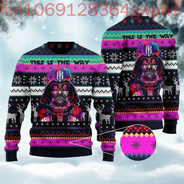 Disney I Find Your Lack of Cheer Disturbing Ugly Christmas Sweater Galaxy Movie Xmas Gift For Men Women Sweater