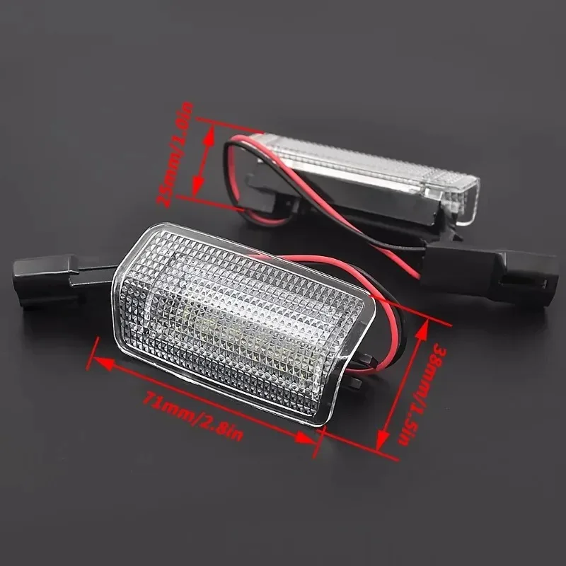

For 2x LED Footwell Under Door Courtesy Lig TRD For Lexus IS ES LS RX GX LX GS Camry Highladner Land Cruiser Avalon Prius Canbus