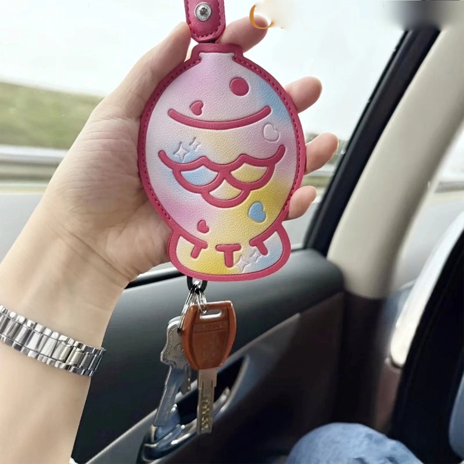 Universal Fashion Leather Smart Flip Remote Car Key Fob Shell Case Cover Holder Bag Pouch Wallet Protector Keychain Organizer