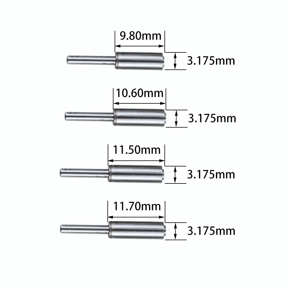 10 szt. Rękojeści stomatologicznej wałek przyciskowy 9.8/12.8/13.5/13.75/13.95/14.2mm wrzeciona do części zamiennych do wirnika nabojowego narzędzia