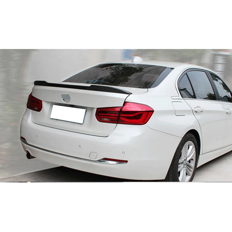 FOR BMW F30 3 Series F80 M3 2013-2018 Spoiler Lip Car Styling Kit Carbon Fiber / Forged Carbon Car Rear Trunk Spoiler Wing