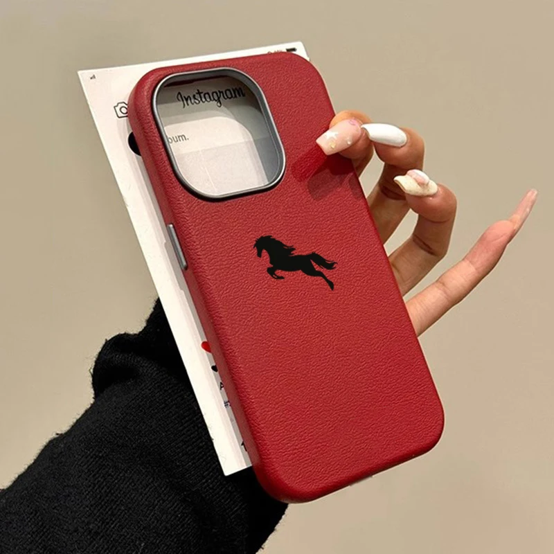 For iPhone 18 17 Pro Max Air Case Horse Phone Case for iPhone 16E 16 Plus 15 14 13 12 11 7 8 XS XR Shockproof Candy Bumper Cover