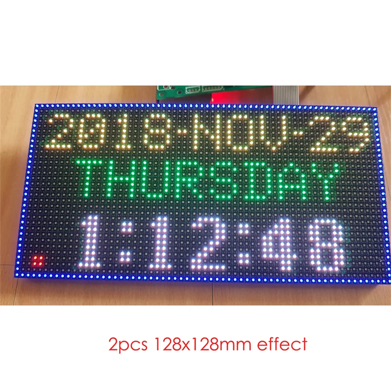 P4 светодиодный модуль 32x32 внутренняя rgb полноцветная светодиодная матрица 128 мм x 128 мм мини светодиодная панель матрица