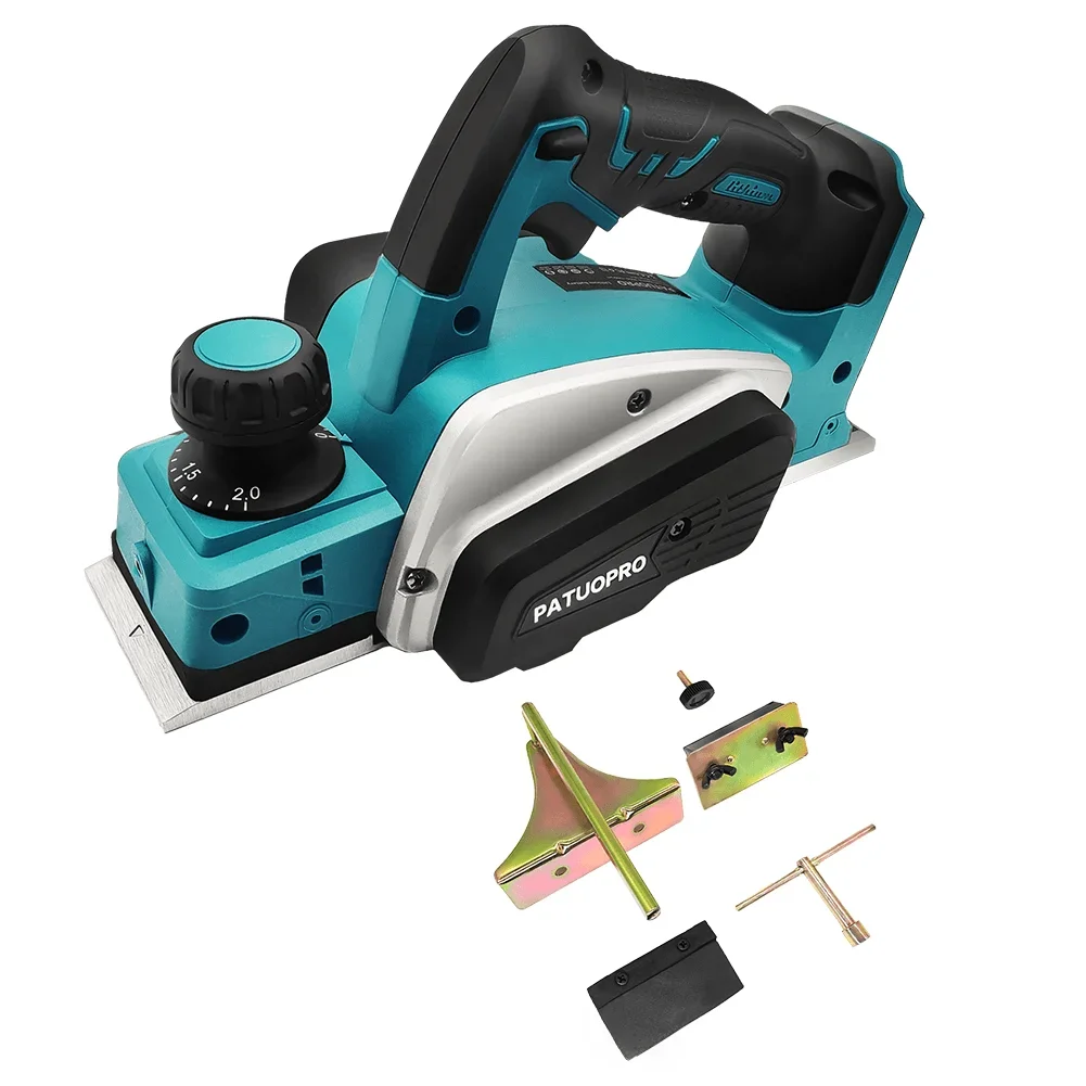 15000RPM Electric Planer Cordless Router Trimmer Wood Cutting Machine Woodworking Planer For Makita 18V Battery(No Battery)