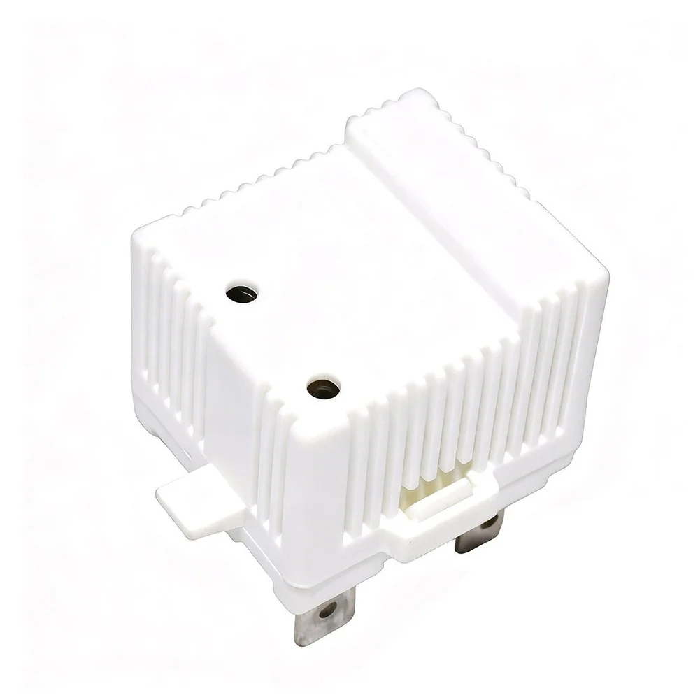 4 Pin Refrigerator Compressor Start Relay For Ptc Overload Protector White 29x29x24mm Thermal Protection Device For Fridge For