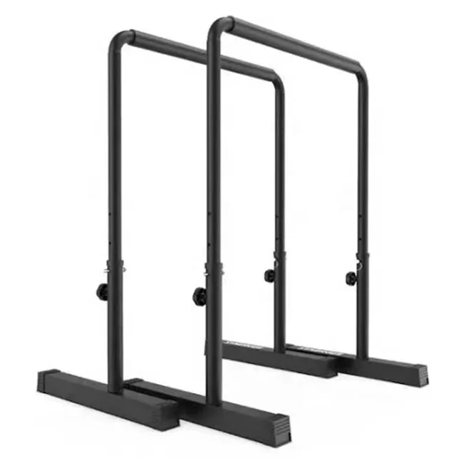 

Professional Adjustable Height Fitness Parallel Bars Durable Steel Dip Bar Station