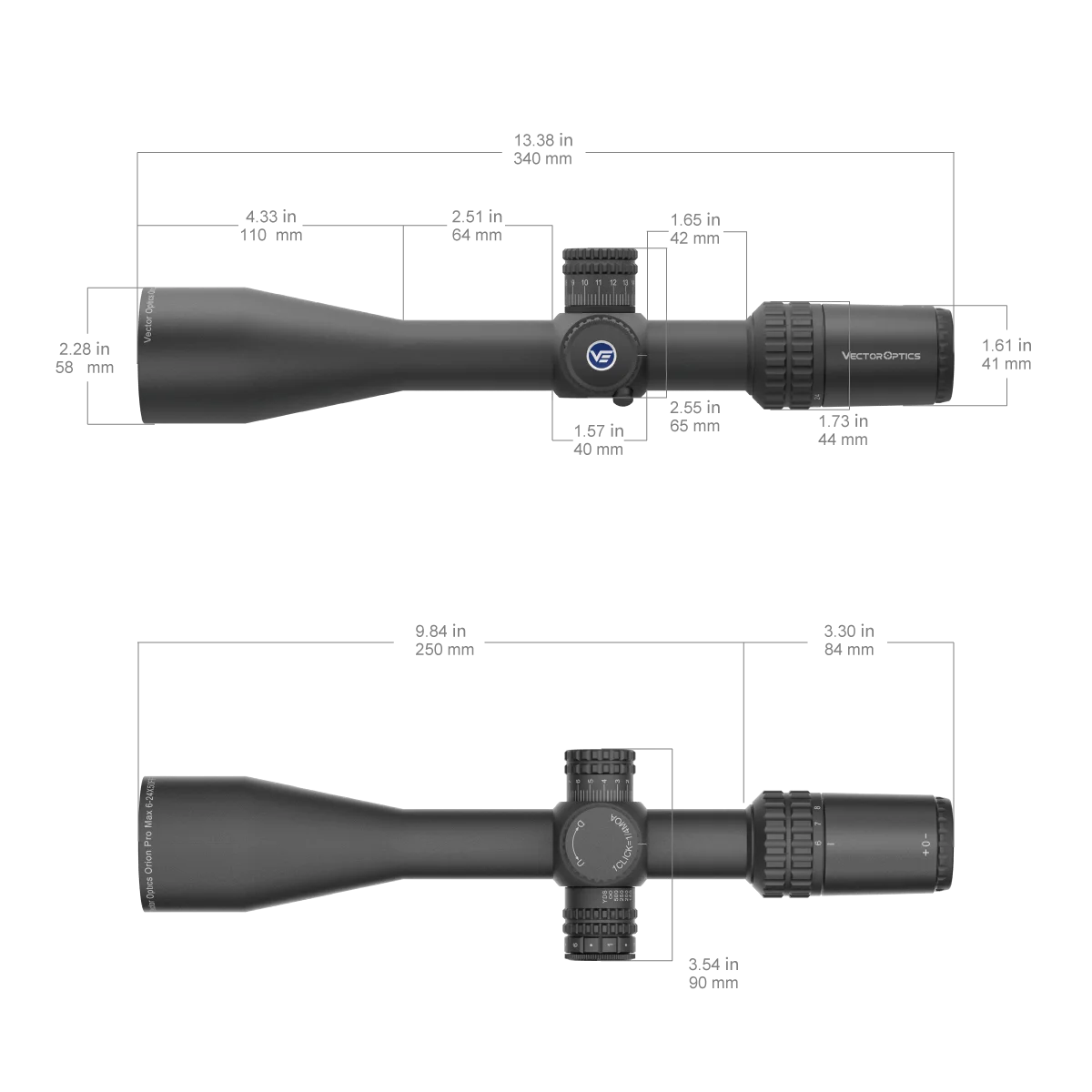 Imagem -05 - Vector Optics-orion Tactical Riflescope com Iluminação Escopos Ópticos para Caça de Longo Alcance Fit Airgun 624x50 Ffp