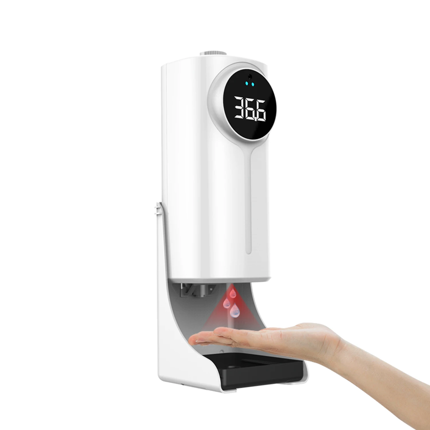 K9 Pro F Touchless Automatic Hand Sanitizer Soap Dispenser with 3M Long Distance Thermometer