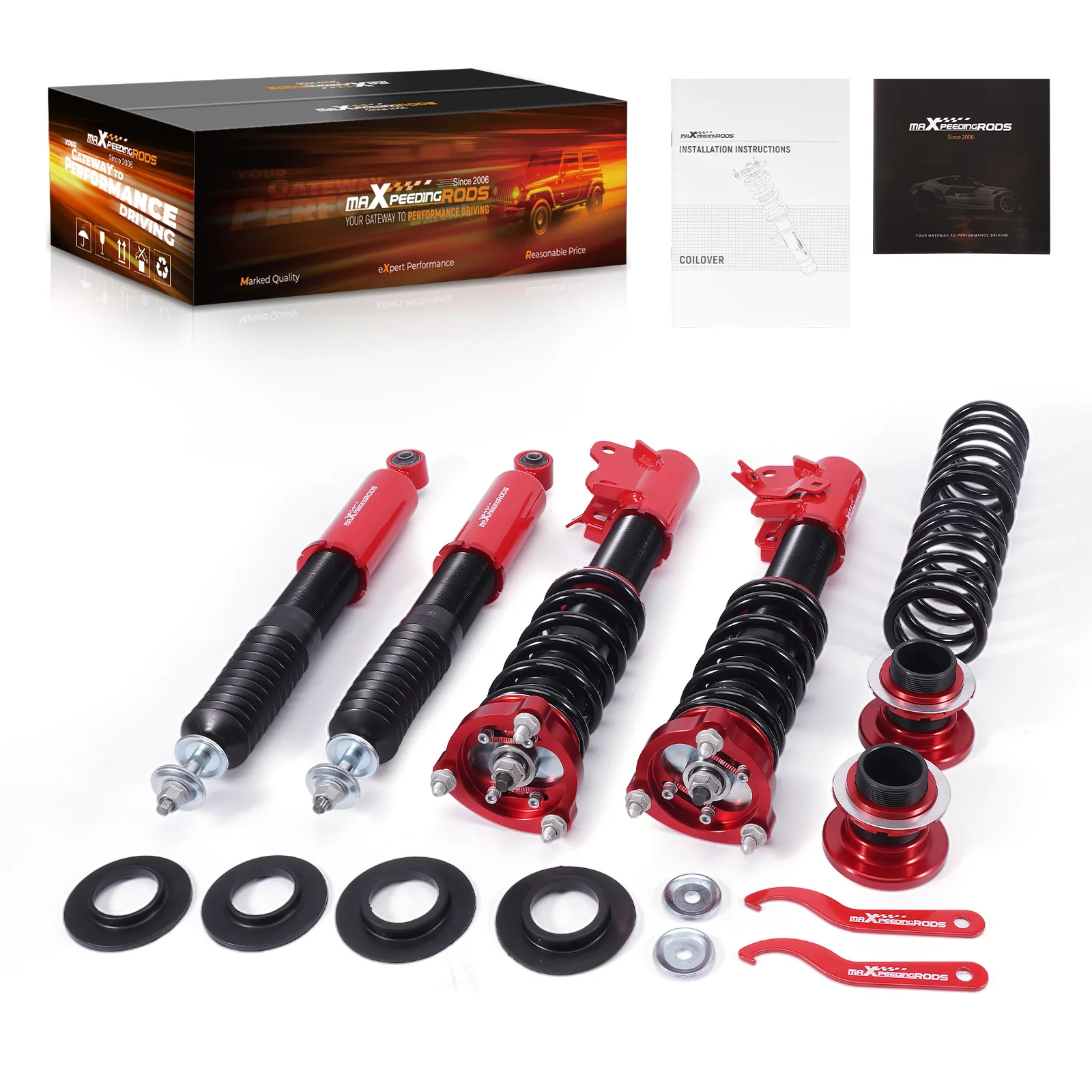 

MaXpeedingrods Street Coilover Suspension Lowering Kit For Honda Civic 2006-2011