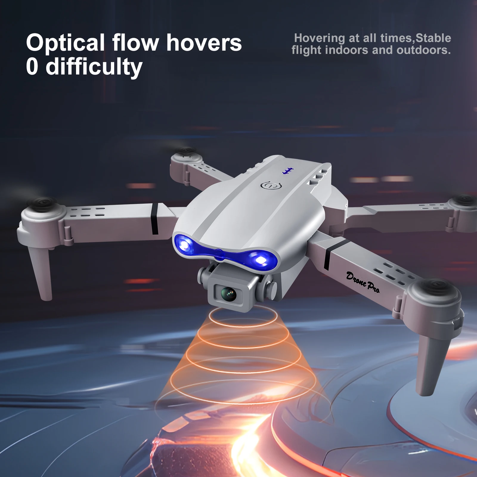 E99 Mini Drone 4K Profesional Dual Camera Headless Mode Obstacle Avoidance WiFi FPV Dron 360° Flip RC Quadcopter Toys for Kids