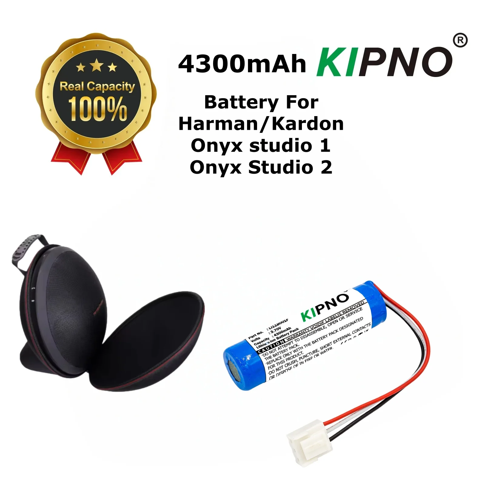 KIPNO Replacement 4300mAh Speaker Battery LI11B001F For Harman/Kardon Onyx Studio 1 2